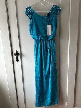 Vero Moda Bright Turquoise Sleeveless Dress